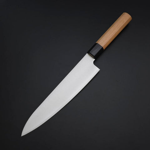 Gyuto VG-10 Poli Manche en Cerisier 210mm-[Musashi]-[Couteaux de cuisine japonais]