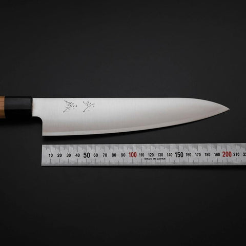 Gyuto VG-10 Poli Manche en Cerisier 210mm-[Musashi]-[Couteaux de cuisine japonais]