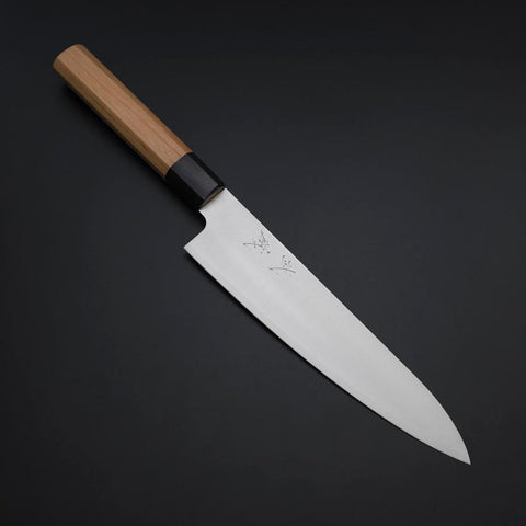 Gyuto VG-10 Poli Manche en Cerisier 210mm-[Musashi]-[Couteaux de cuisine japonais]