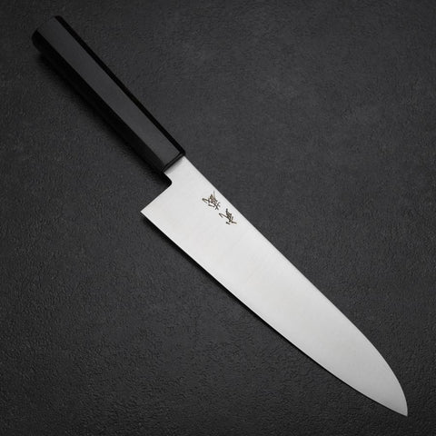 Gyuto VG-10 Poli Manche en Ébène 205mm-[Musashi]-[Couteaux de cuisine japonais]