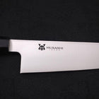Gyuto VG-10 Poli Manche en Ébène avec Double Embouts en Buffle 210mm-[Musashi]-[Couteaux de cuisine japonais]