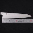 Gyuto VG-10 Poli Manche en Ébène avec Double Embouts en Buffle 210mm-[Musashi]-[Couteaux de cuisine japonais]