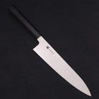 Gyuto VG-10 Poli Manche en Ébène avec Double Embouts en Buffle 240mm-[Musashi]-[Couteaux de cuisine japonais]