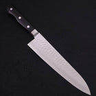 Gyuto VG-10 Tsuchime Damas Manche Occidental Noir 210mm-[Musashi]-[Couteaux de cuisine japonais]