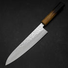 Gyuto VG-10 Tsuchime Damas Manche Yaki Urushi 210mm-[Musashi]-[Couteaux de cuisine japonais]