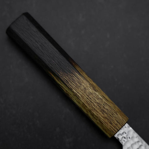 Gyuto VG-10 Tsuchime Damas Manche Yaki Urushi 210mm-[Musashi]-[Couteaux de cuisine japonais]