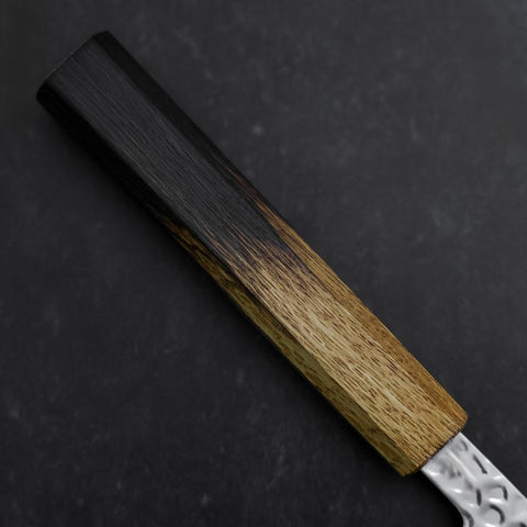 Gyuto VG-10 Tsuchime Damas Manche Yaki Urushi 210mm-[Musashi]-[Couteaux de cuisine japonais]