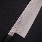 Gyuto VG-10 Tsuchime Damas Manche en Buffle et Ébène 210mm-[Musashi]-[Couteaux de cuisine japonais]