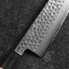 Gyuto VG-10 Tsuchime Damas Manche en Buffle et Magnolia 210mm-[Musashi]-[Couteaux de cuisine japonais]