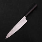 Gyuto VG-10 Tsuchime Damas Manche en Ébène 210mm-[Musashi]-[Couteaux de cuisine japonais]