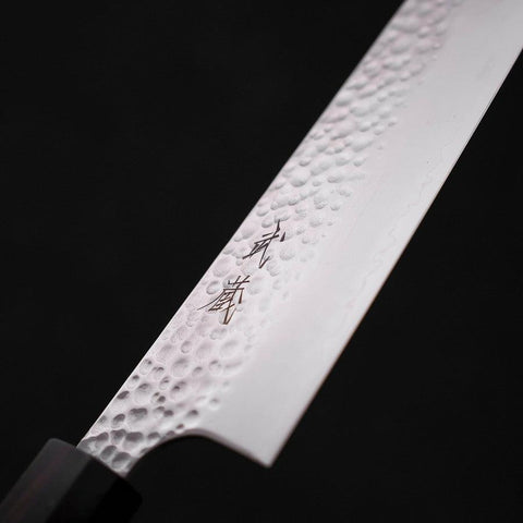 Gyuto VG-10 Tsuchime Damas Manche en Ébène 210mm-[Musashi]-[Couteaux de cuisine japonais]