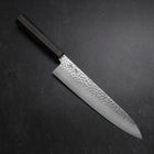 Gyuto VG-10 Tsuchime Damas Manche en Frêne 240mm-[Musashi]-[Couteaux de cuisine japonais]