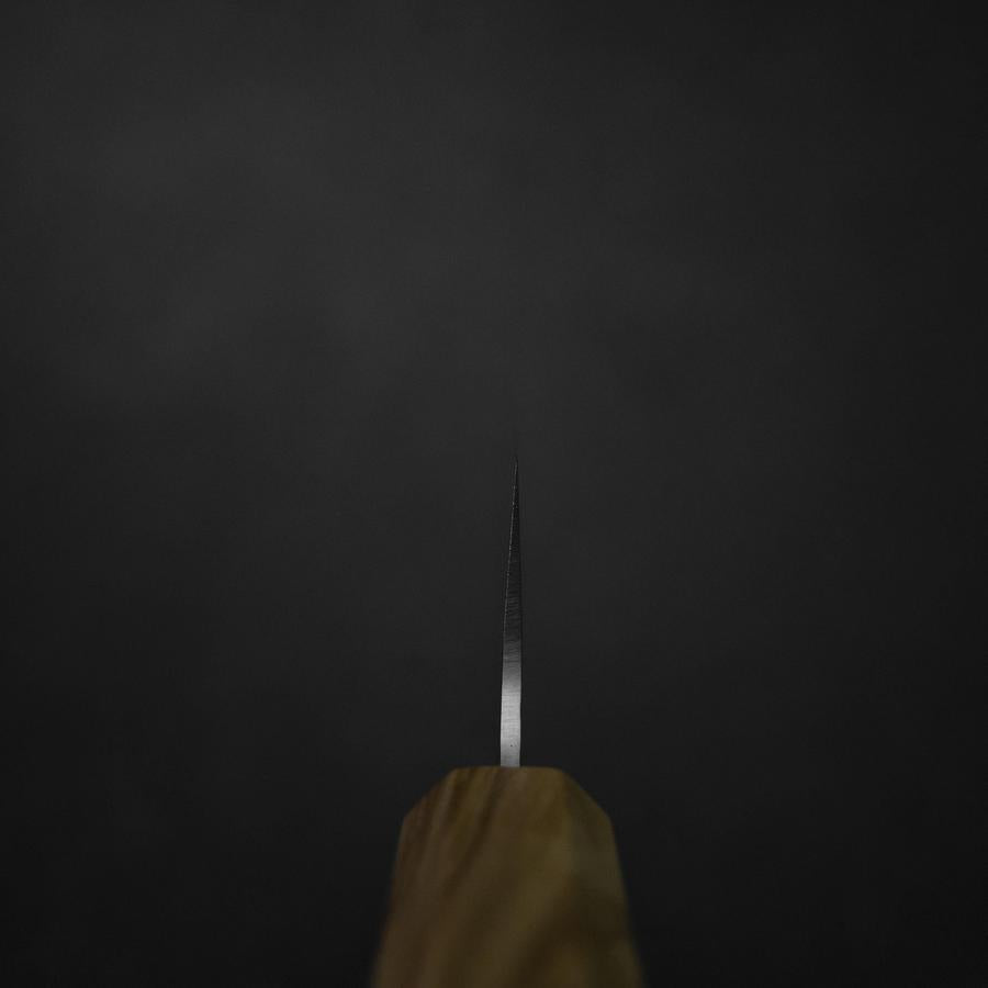 Gyuto VG-10 Tsuchime Damast Manche en Olivier 210mm-[Musashi]-[Couteaux de cuisine japonais]