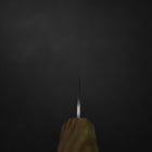 Gyuto VG-10 Tsuchime Damast Manche en Olivier 210mm-[Musashi]-[Couteaux de cuisine japonais]