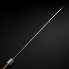 Gyuto VG-10 Tsuchime Manche Occidental Oval en Acajou 180mm-[Musashi]-[Couteaux de cuisine japonais]