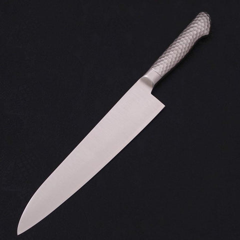 Gyuto VG-5 Poli Inox Intégral Manche Occidental 240mm-[Musashi]-[Couteaux de cuisine japonais]