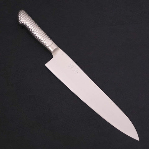 Gyuto VG-5 Poli Inox Intégral Manche Occidental 270mm-[Musashi]-[Couteaux de cuisine japonais]