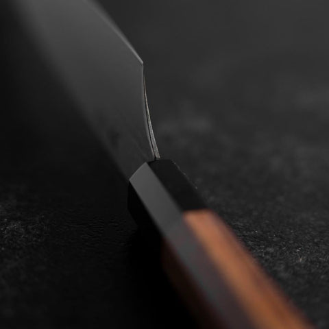 Gyuto VG-5 Tsuchime Buffalo Bubinga Handle 210mm (8.3”)-[Musashi]-[Japanese-Kitchen-Knives]