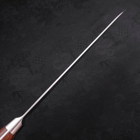 Gyuto VG-5 Tsuchime Manche Occidental Marron 210mm-[Musashi]-[Couteaux de cuisine japonais]