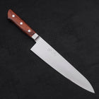 Gyuto VG-5 Tsuchime Manche Occidental Marron 210mm-[Musashi]-[Couteaux de cuisine japonais]