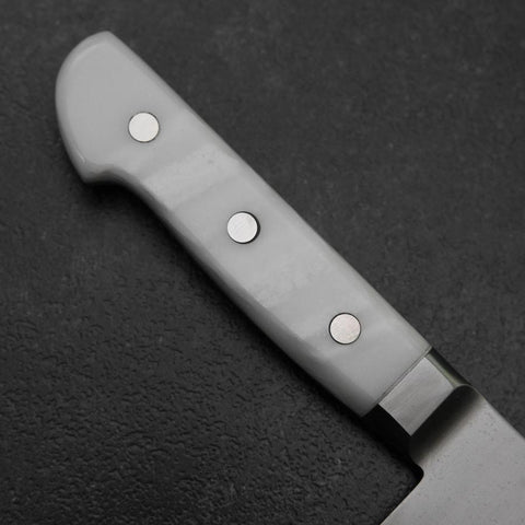 Gyuto VG-5 Tsuchime Manche en Marbre Blanc 210mm-[Musashi]-[Couteaux de cuisine japonais]