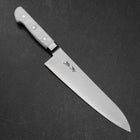 Gyuto VG-5 Tsuchime Manche en Marbre Blanc 210mm-[Musashi]-[Couteaux de cuisine japonais]
