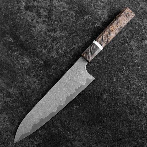 Gyuto VG-XEOS Damas Manche en Érable 200mm-[Musashi]-[Couteaux de cuisine japonais]