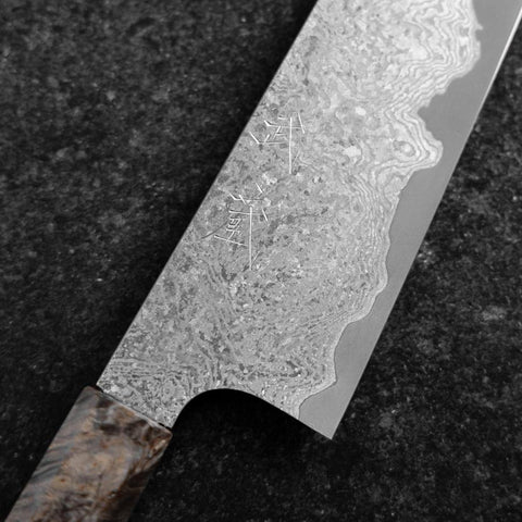 Gyuto VG-XEOS Damas Manche en Érable 200mm-[Musashi]-[Couteaux de cuisine japonais]