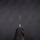 Gyuto White Steel #1 Miroir Water Honyaki Manche en Buffle et Ébène avec Fourreau 210mm-[Musashi]-[Couteaux de cuisine japonais]