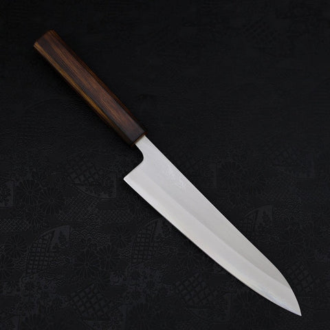 Gyuto White Steel #1 Poli Manche Sumi Urushi 210mm-[Musashi]-[Couteaux de cuisine japonais]