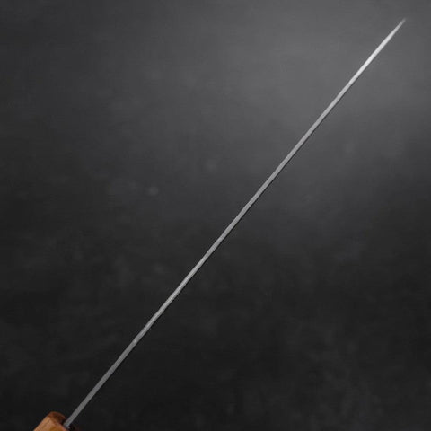 Gyuto White Steel #1 Revêtement Inox Tsuchime Manche Yaki Urushi 240mm-[Musashi]-[Couteaux de cuisine japonais]