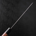 Gyuto White Steel #1 Revêtement Inox Tsuchime Manche en Noyer 240mm-[Musashi]-[Couteaux de cuisine japonais]