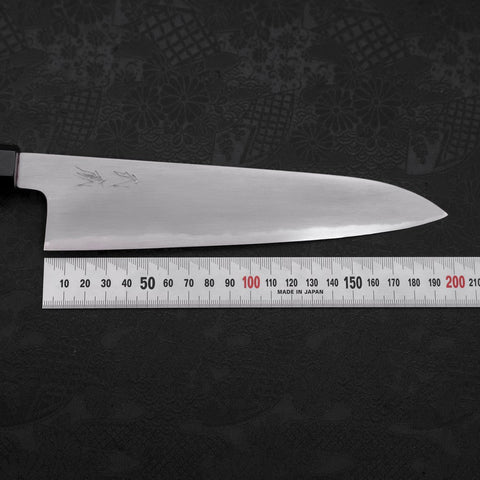 Gyuto White Steel #2 Kasumi Manche en Buffle et Bois de Teck 210mm-[Musashi]-[Couteaux de cuisine japonais]