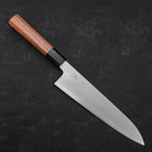 Gyuto White Steel #2 Kasumi Manche en Buffle et Bois de Teck 210mm-[Musashi]-[Couteaux de cuisine japonais]