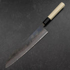 Gyuto White Steel #2 Kurouchi Manche en Buffle et Magnolia 240mm-[Musashi]-[Couteaux de cuisine japonais]