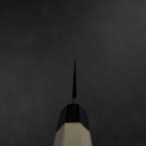 Gyuto White Steel #2 Kurouchi Manche en Buffle et Magnolia 240mm-[Musashi]-[Couteaux de cuisine japonais]