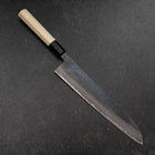 Gyuto White Steel #2 Kurouchi Manche en Buffle et Magnolia 240mm-[Musashi]-[Couteaux de cuisine japonais]