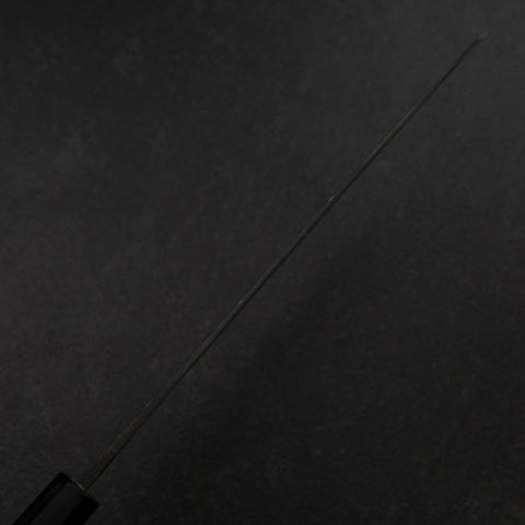 Gyuto White Steel #2 Kurouchi Manche en Buffle et Magnolia（largeur plus importante）-[Musashi]-[Couteaux de cuisine japonais]