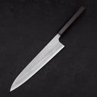 Gyuto White Steel #2 Nashiji Manche en Ébène 240mm-[Musashi]-[Couteaux de cuisine japonais]