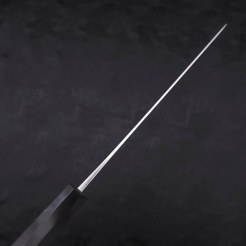 Gyuto White Steel #2 Nashiji Manche en Ébène 240mm-[Musashi]-[Couteaux de cuisine japonais]