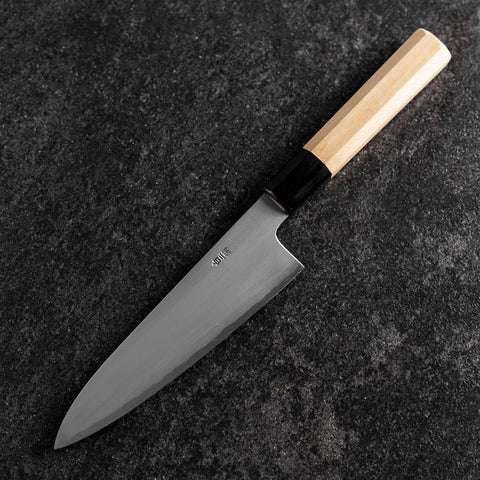 Gyuto White Steel #2 Poli Manche en Buffle et Magnolia 165mm-[Musashi]-[Couteaux de cuisine japonais]