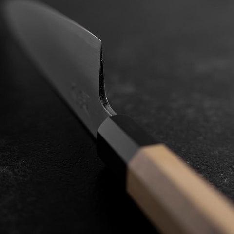 Gyuto White Steel #2 Poli Manche en Buffle et Magnolia 165mm-[Musashi]-[Couteaux de cuisine japonais]