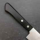 Gyuto White Steel #2 Revêtement Inox Manche Occidental Noir 180mm-[Musashi]-[Couteaux de cuisine japonais]