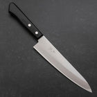 Gyuto White Steel #2 Revêtement Inox Manche Occidental Noir 180mm-[Musashi]-[Couteaux de cuisine japonais]