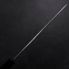 Gyuto White Steel #3 Miroir Honyaki Manche en Buffle et Ébène 240mm-[Musashi]-[Couteaux de cuisine japonais]