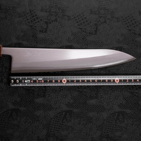 Gyuto White Steel #1 Poli Manche Sumi Urushi 240mm-[Musashi]-[Couteaux de cuisine japonais]