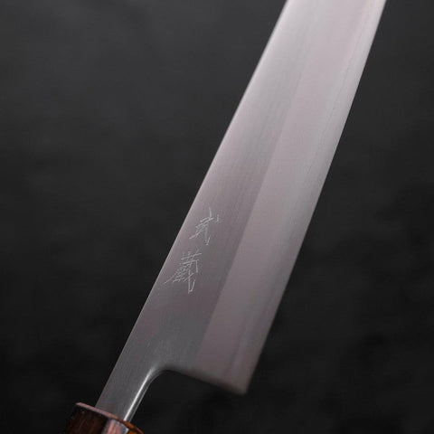 Gyuto White steel #1 Polished Manche Sumi Urushi 240mm-[Musashi]-[Couteaux de cuisine japonais]