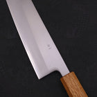 Gyuto White Steel #1 Polished Yaki Urushi Handle 240mm-[Musashi]-[Japanese-Kitchen-Knives]