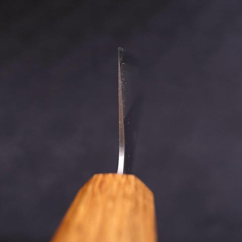 Gyuto White Steel #1 Polished Yaki Urushi Handle 240mm-[Musashi]-[Japanese-Kitchen-Knives]