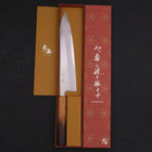 Gyuto White Steel #1 Polished Yaki Urushi Handle 240mm-[Musashi]-[Japanese-Kitchen-Knives]